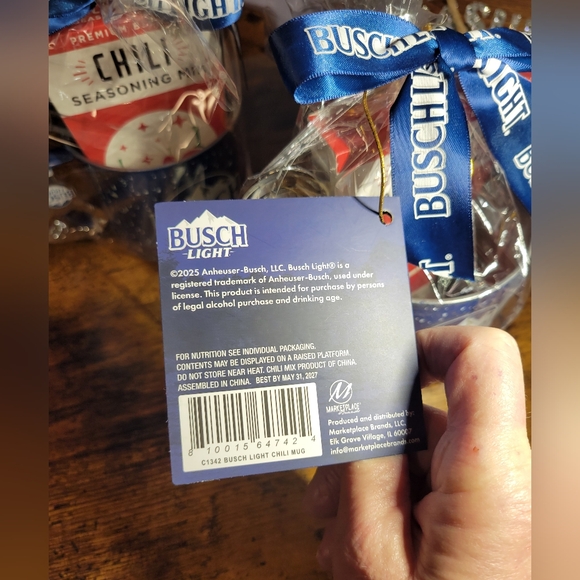 Busch Light Gift Mug Set lot of two - Picture 4 of 7